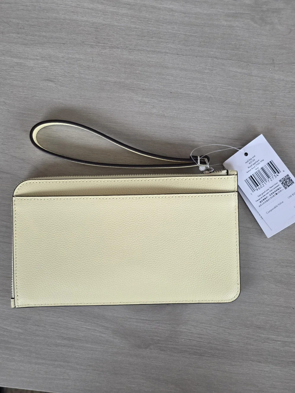 kate spade Yellow 3D Floral Wristlet